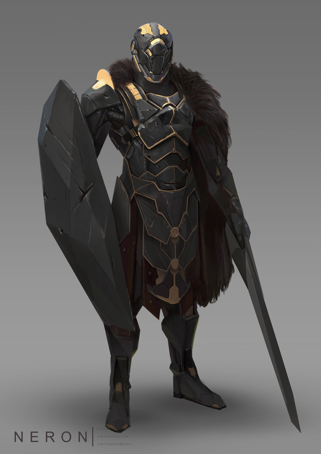 Armored knight iris photo