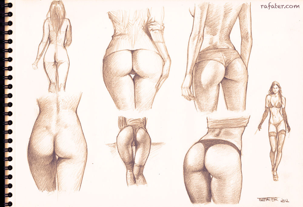 Nude Amazon Women Drawings