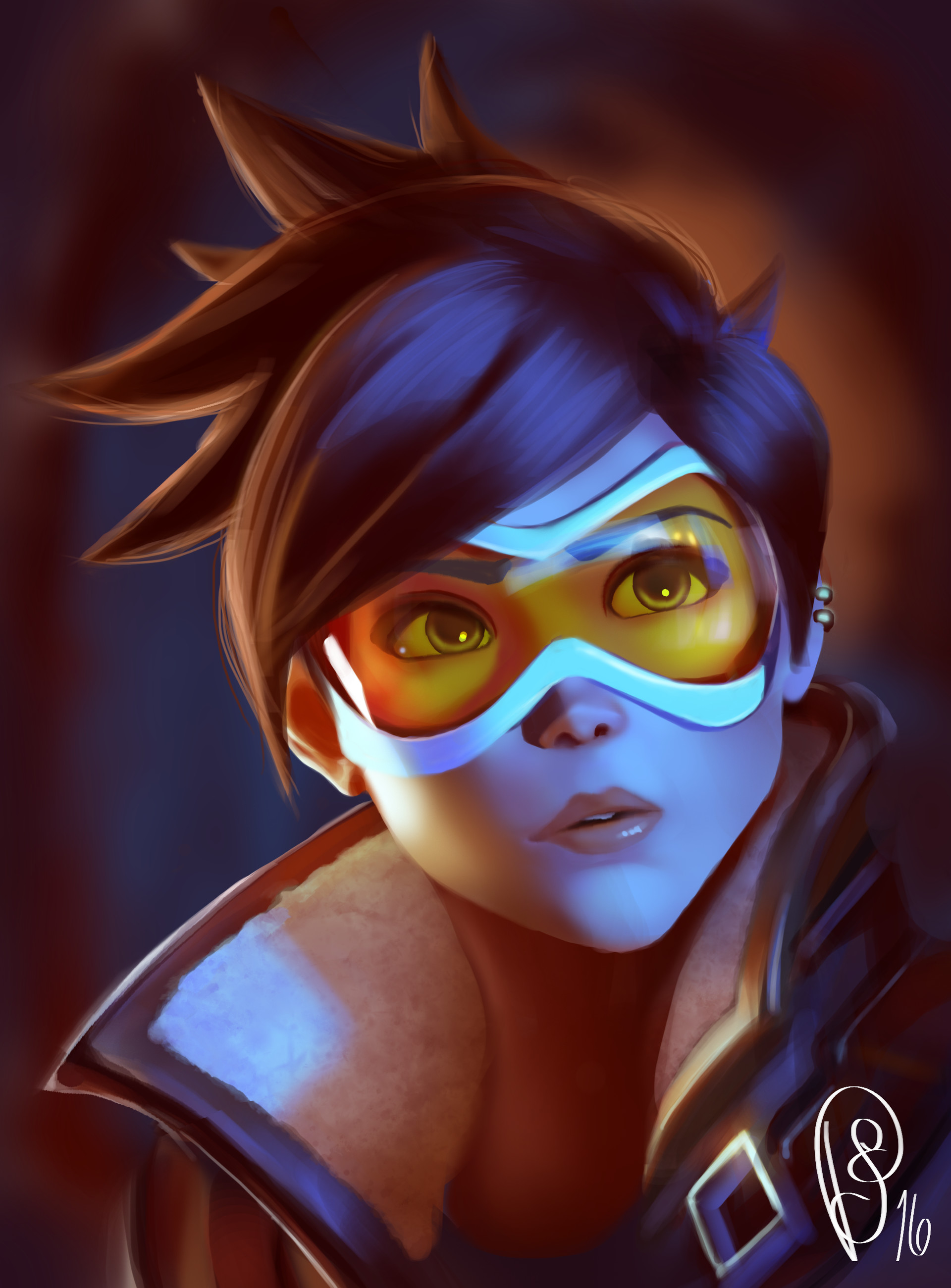 Overwatch tracer animated