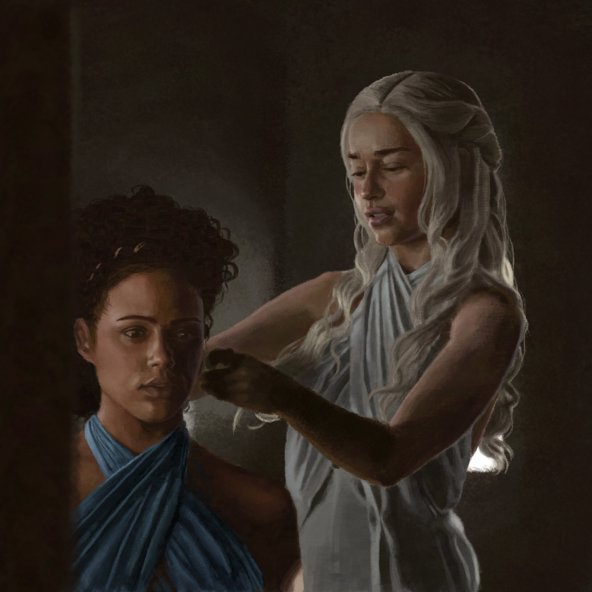No Spoilers The Maiden And The Queen Fan Art R Gameofthrones