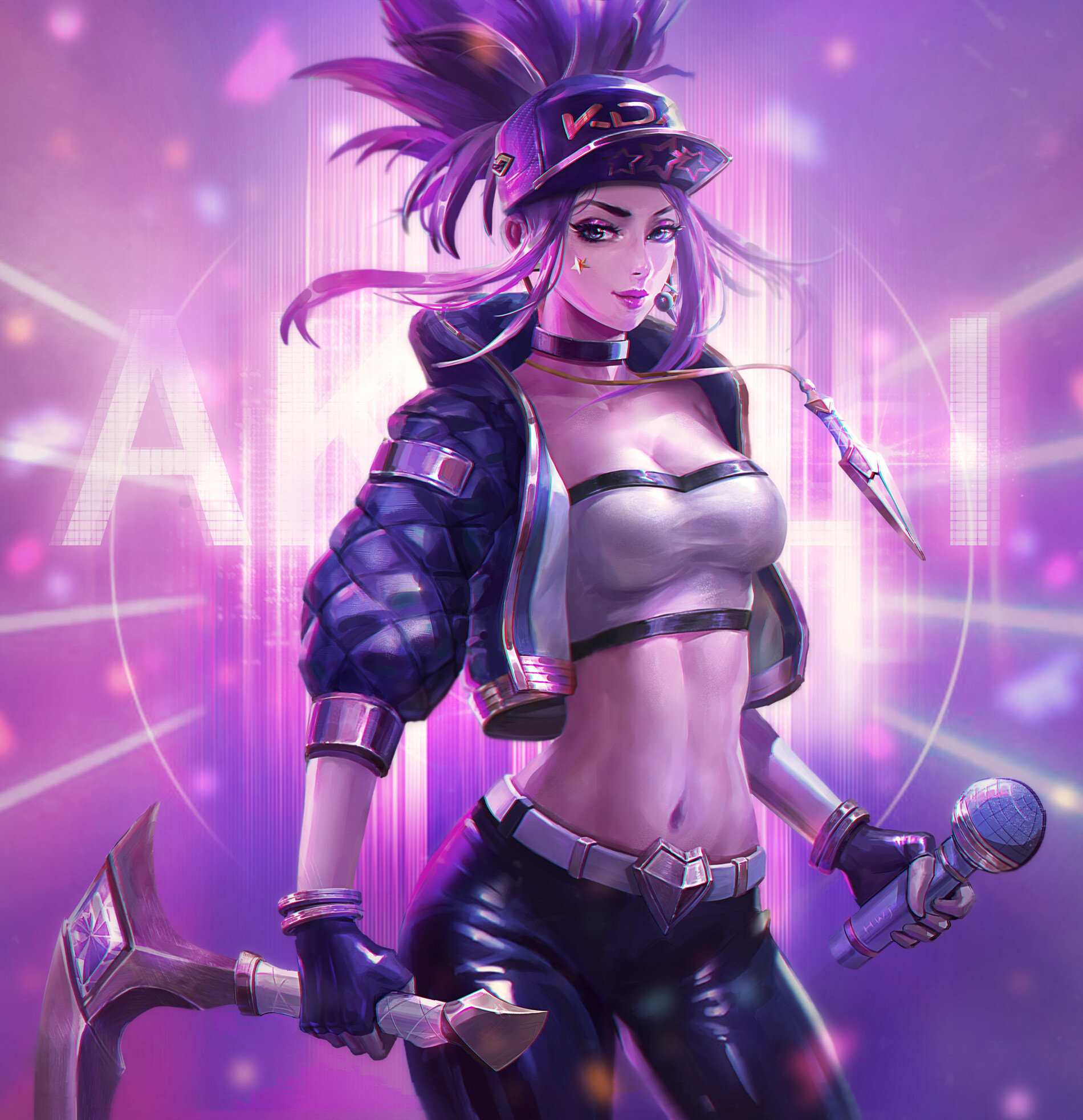 Akali cowgirl league legends animation