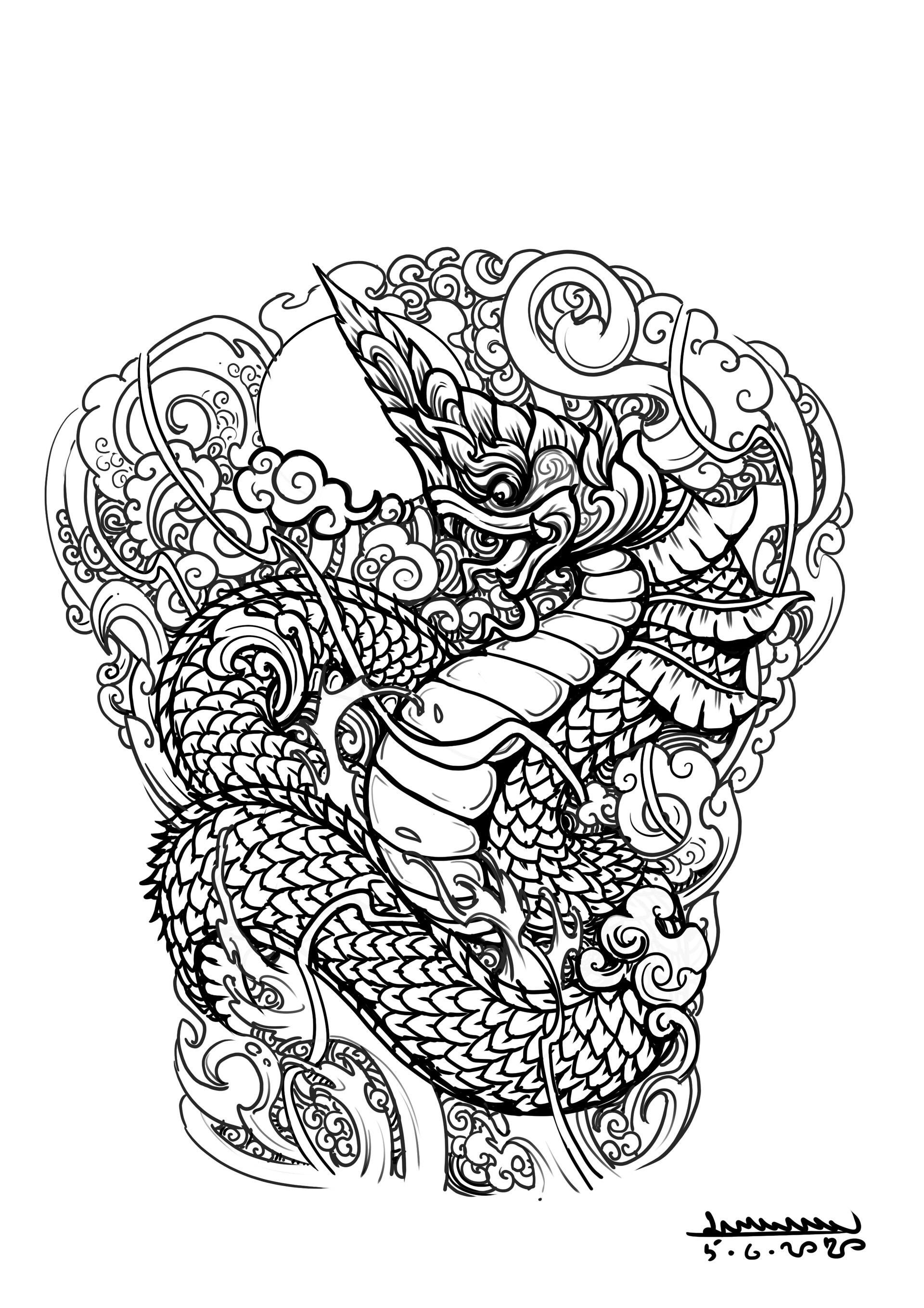 Top More Than 73 Naga Tattoo Design Super Hot In Cdgdbentre