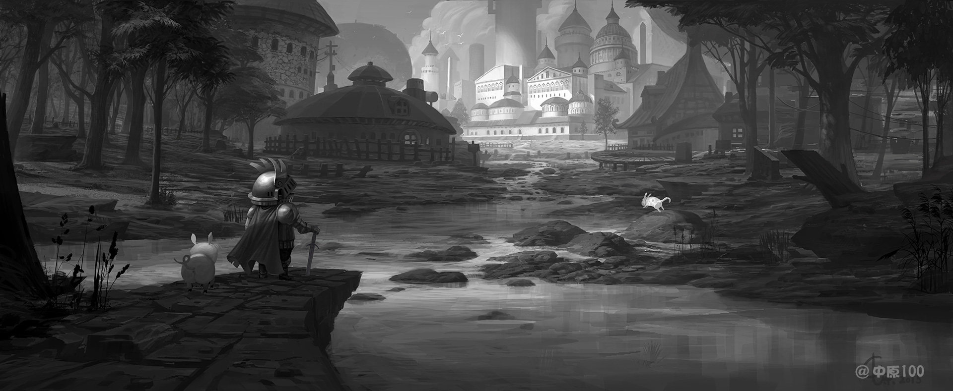 ArtStation - black&white2