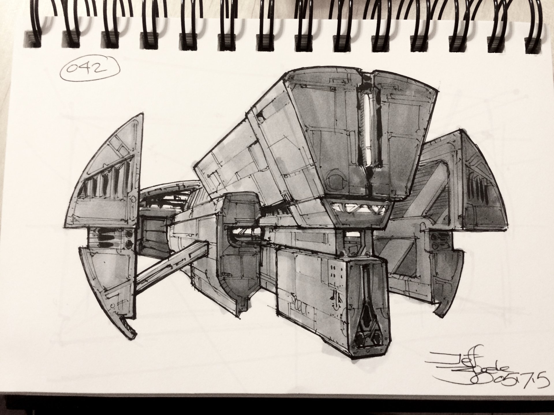 ArtStation - SpaceshipADay 042