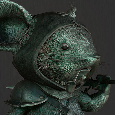 3D Fan art for the Mouse Guard of David Petersen