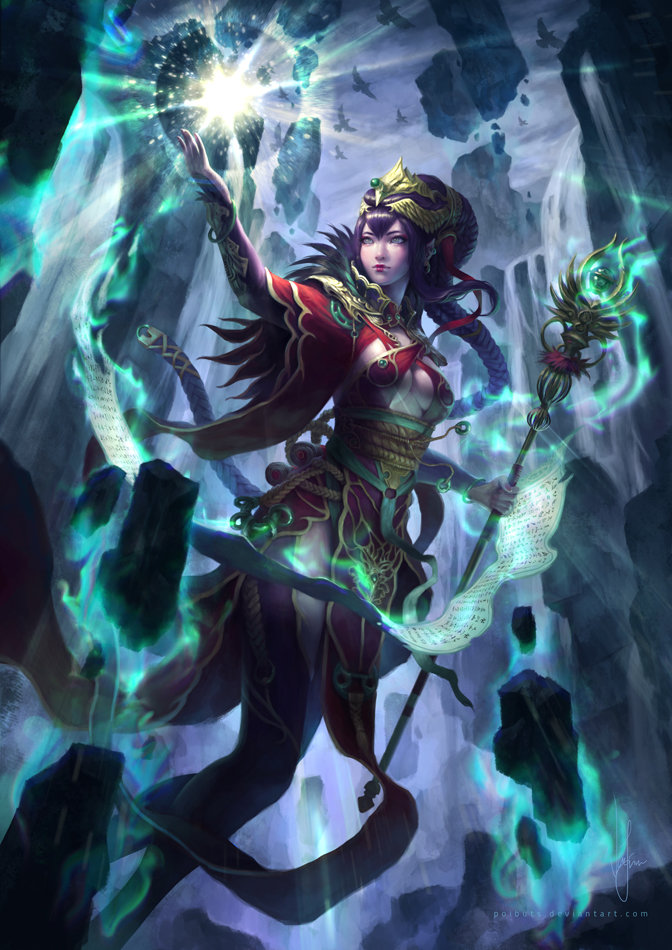 ArtStation - Magic is my game - Sorceress