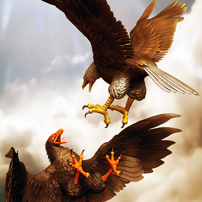Simon grell eagles poster a4