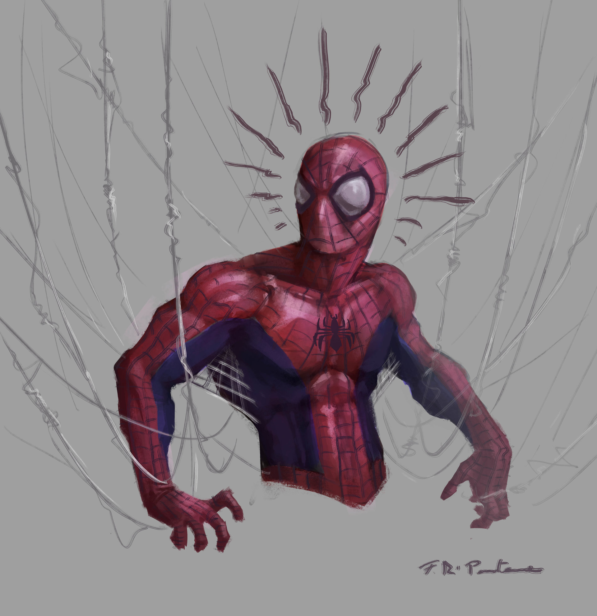 ArtStation - Spiderman Speedpaint