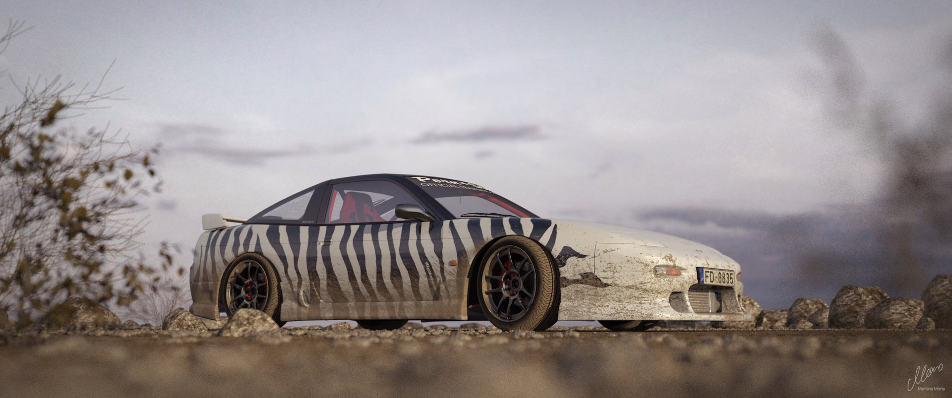 ArtStation Desert Zebra