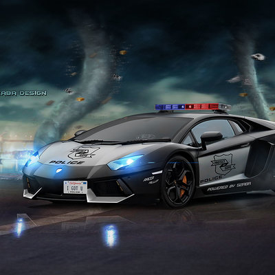 Обои полицейских машин. Lamborghini Aventador 911 Police. Ламборгини Хуракан Дубай полиция. Полицейская машина арт. Полицейская машина обои.