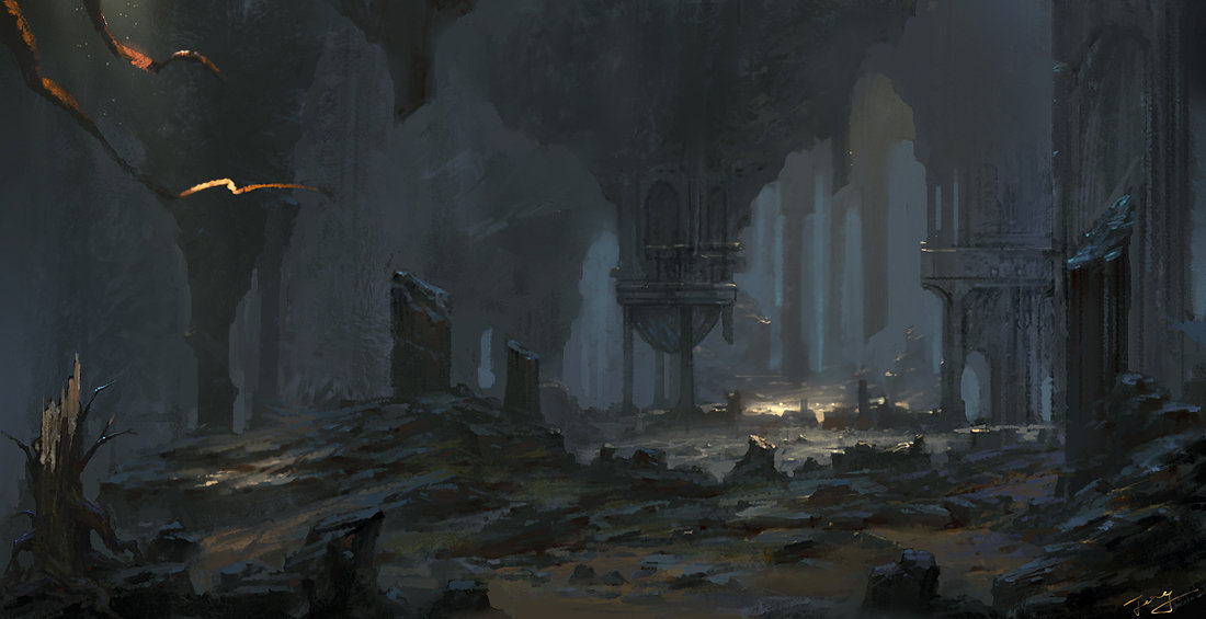 ArtStation - underground palace