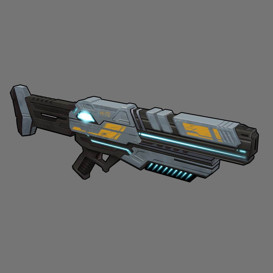 ArtStation - Pulse Rifle, Jonathan Lauer