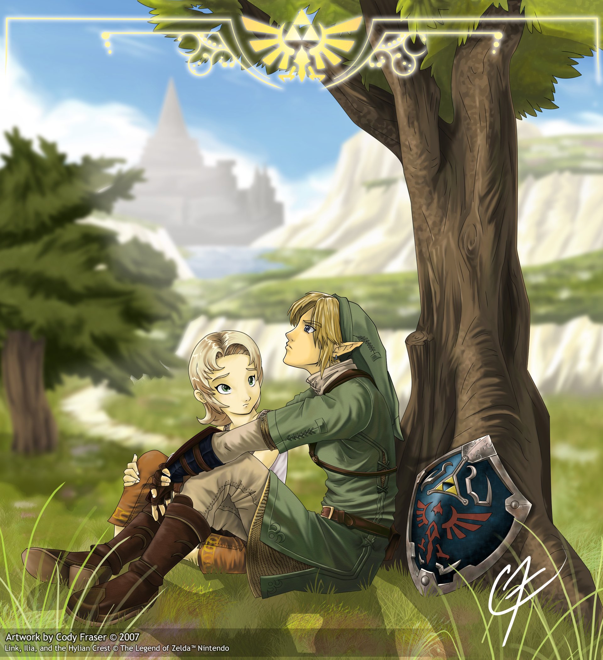 Fanart Illustration for Nintendo's Wii game Legend of Zelda: Twilig...