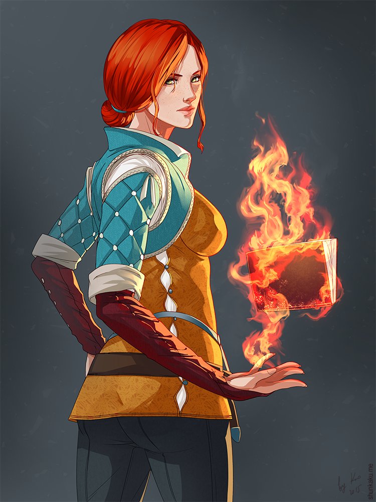 ArtStation - Triss Witcher 3 Mod