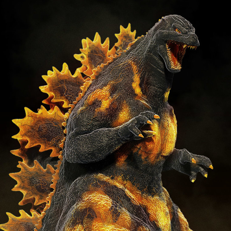 ArtStation - BURNING GODZILLA SERIES, Dope Pope