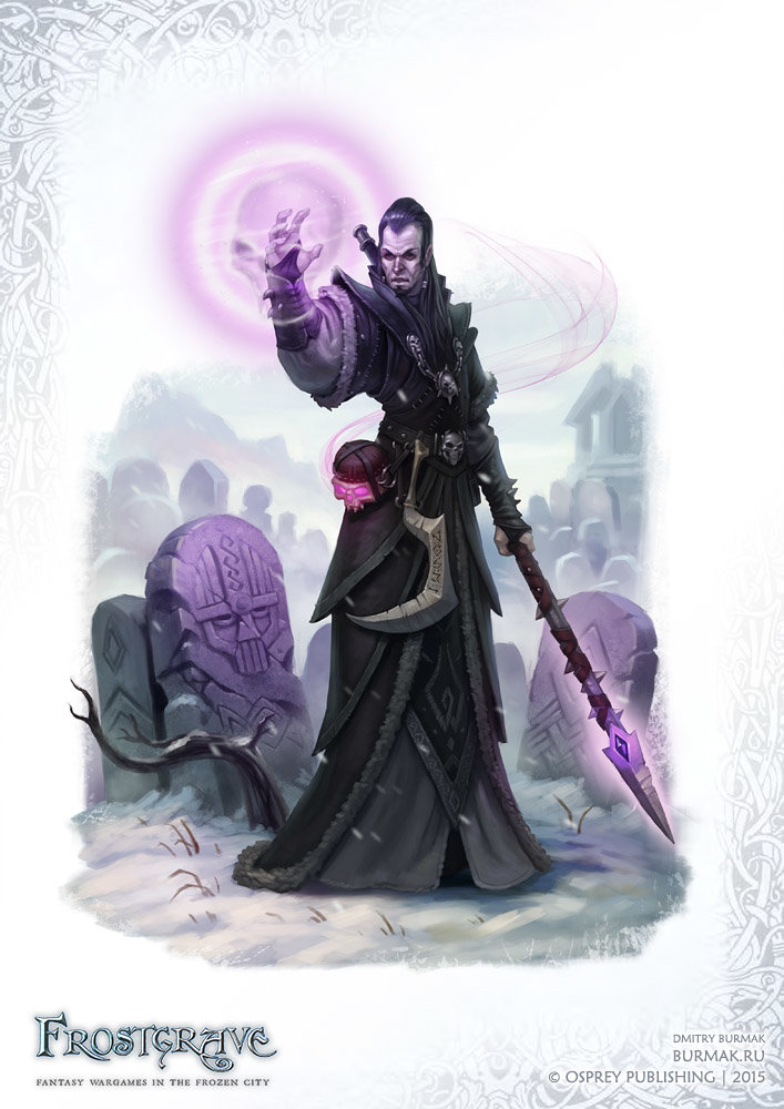 ArtStation - Frostgrave Necromancer