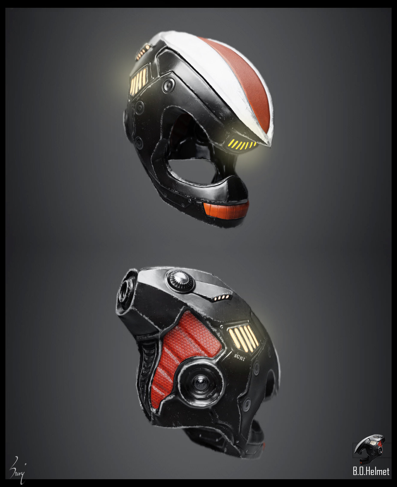 ArtStation - Lowpoly Helmet ...