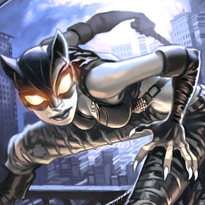 Catwoman game illustration