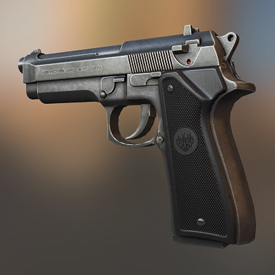 ArtStation - Beretta 92