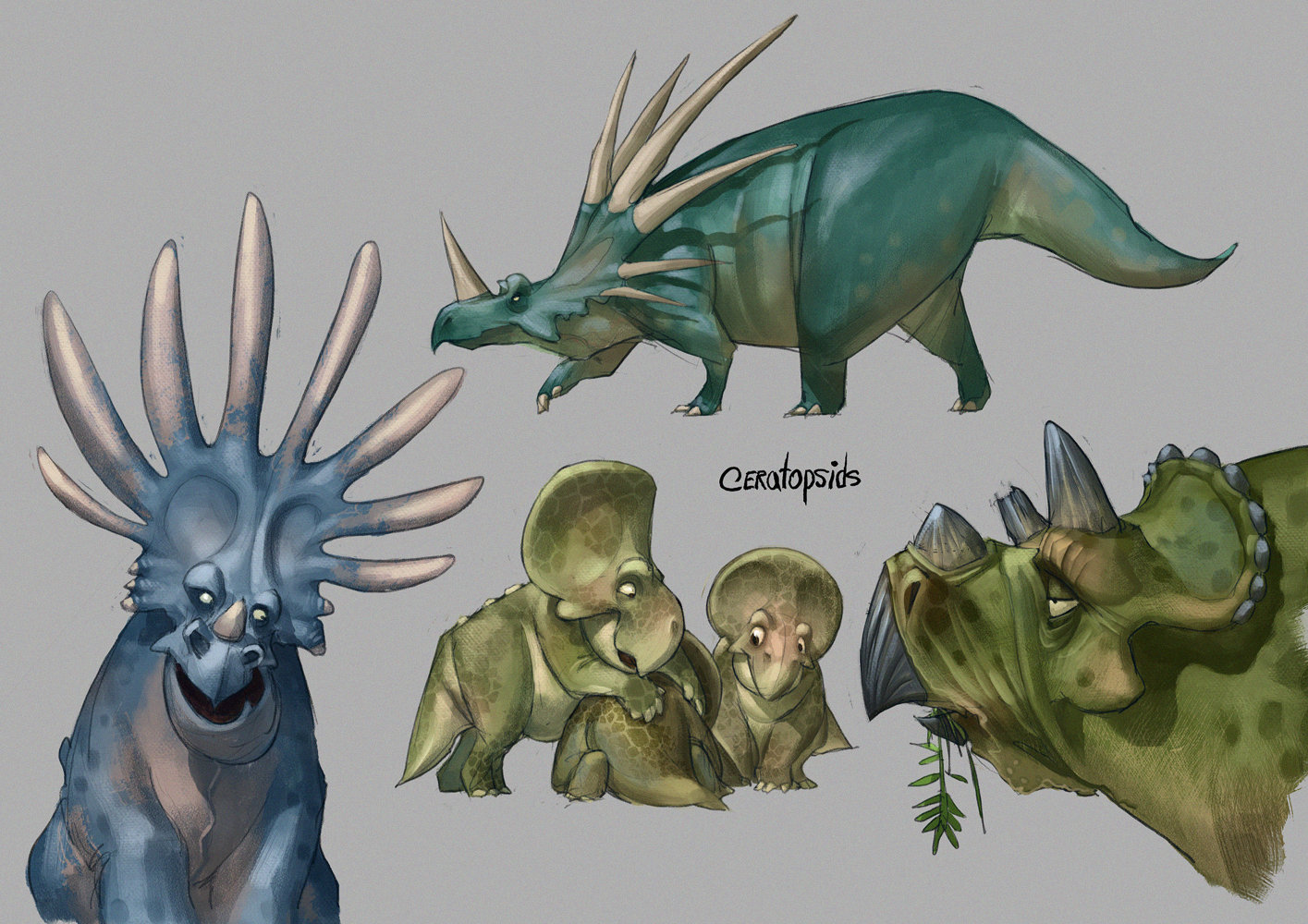 ArtStation - Ceratopsids