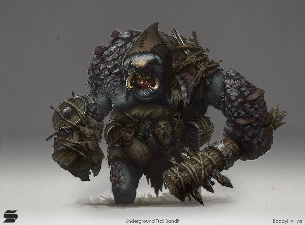 ArtStation - Troll Bandit.