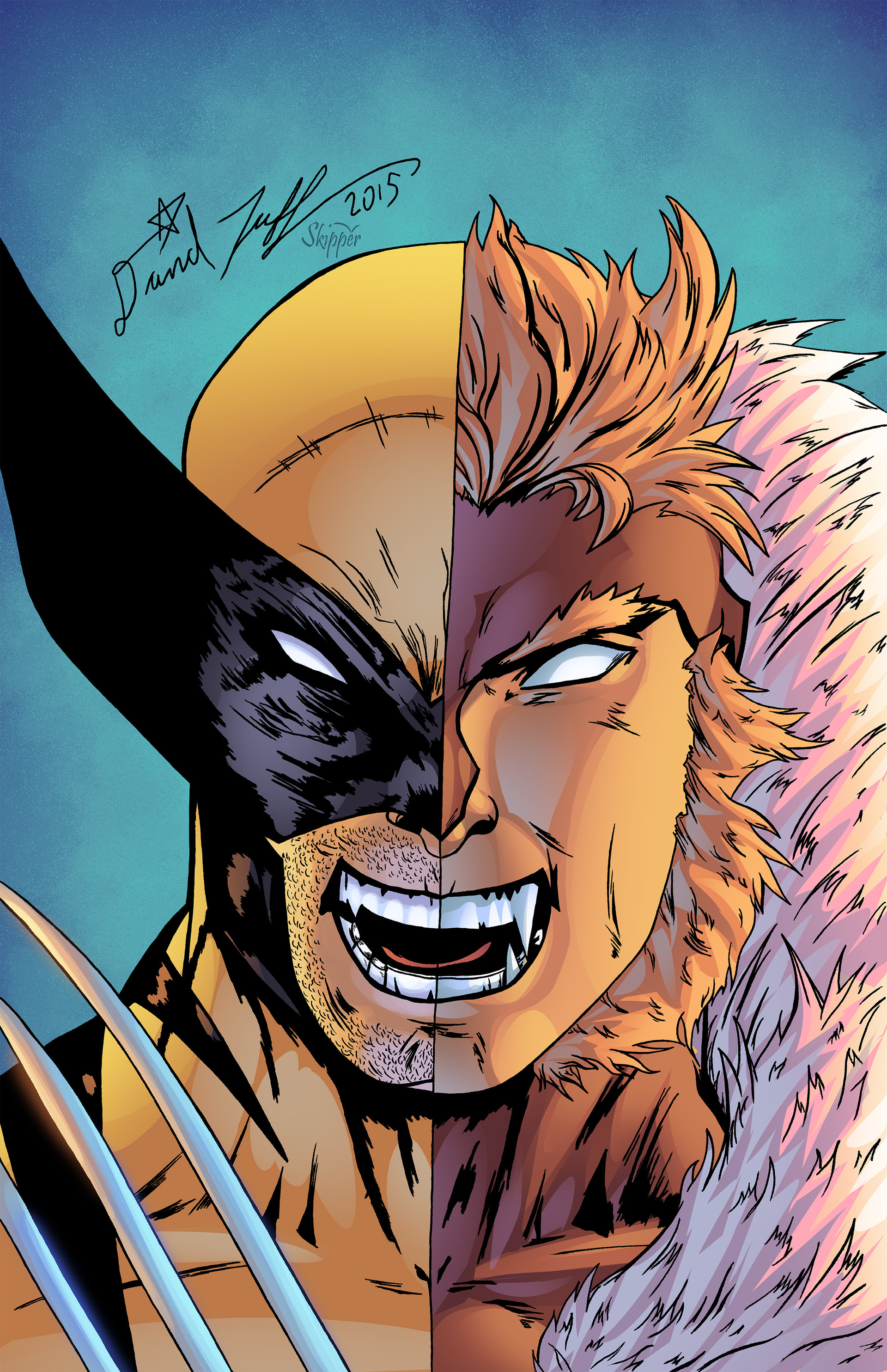 wolverine vs sabretooth diorama