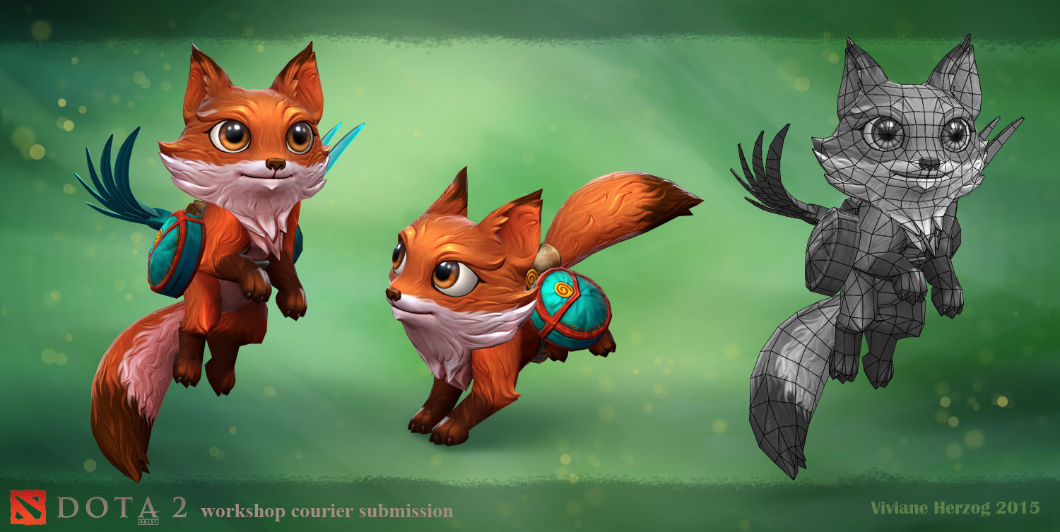 Foxy Lady, Dota 2 courier