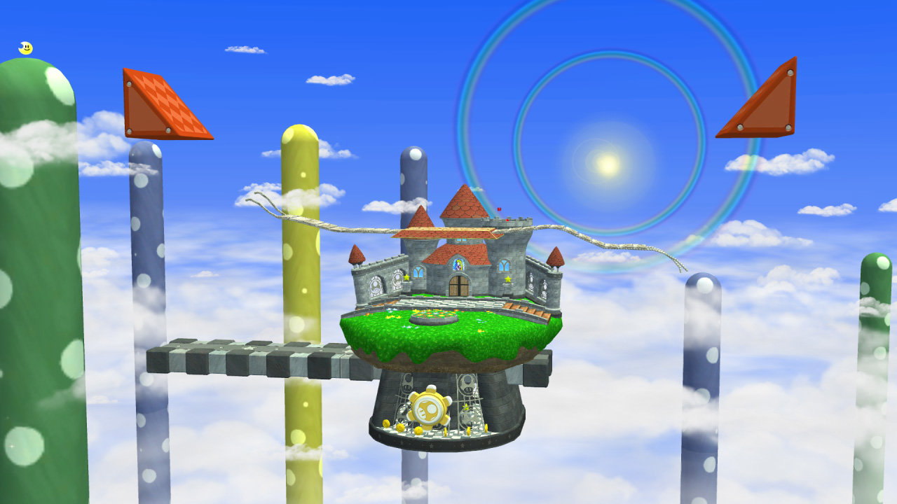 ArtStation Peach's Castle HD for Super Smash Bros. Project M.