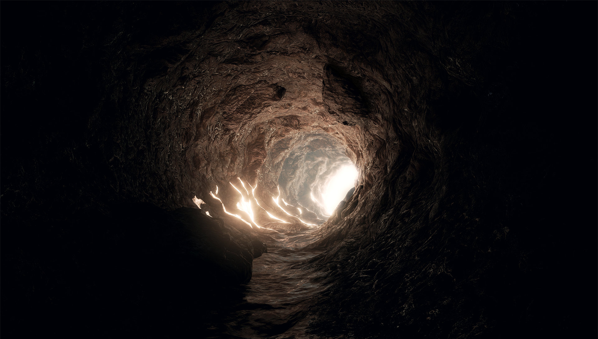 piedestal otte Gurgle ArtStation - Cave light study