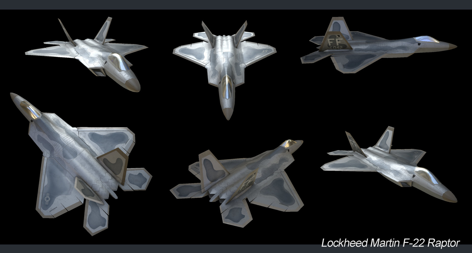 ArtStation - F-22 Raptor