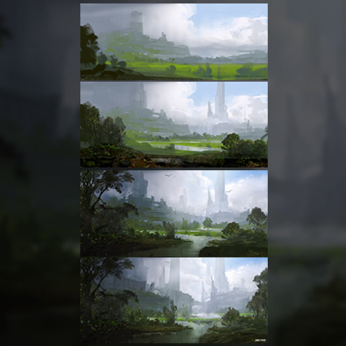 ArtStation - Fantasy Environment Design - Step by Step