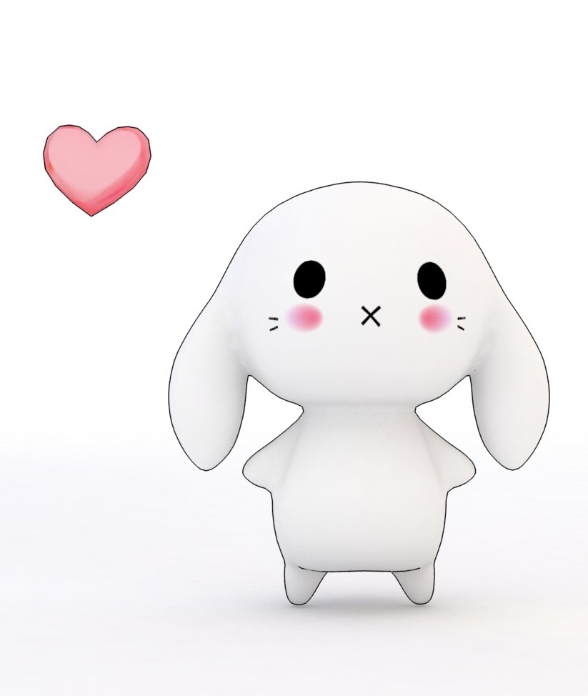 ArtStation - Shy bunny, Željka Ludošan
