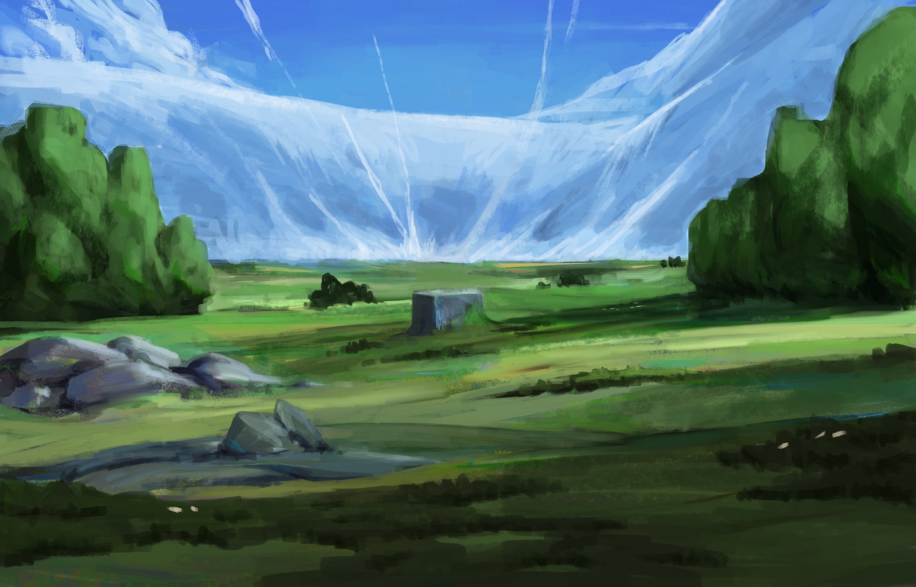 Artstation - Cloud Waterfall