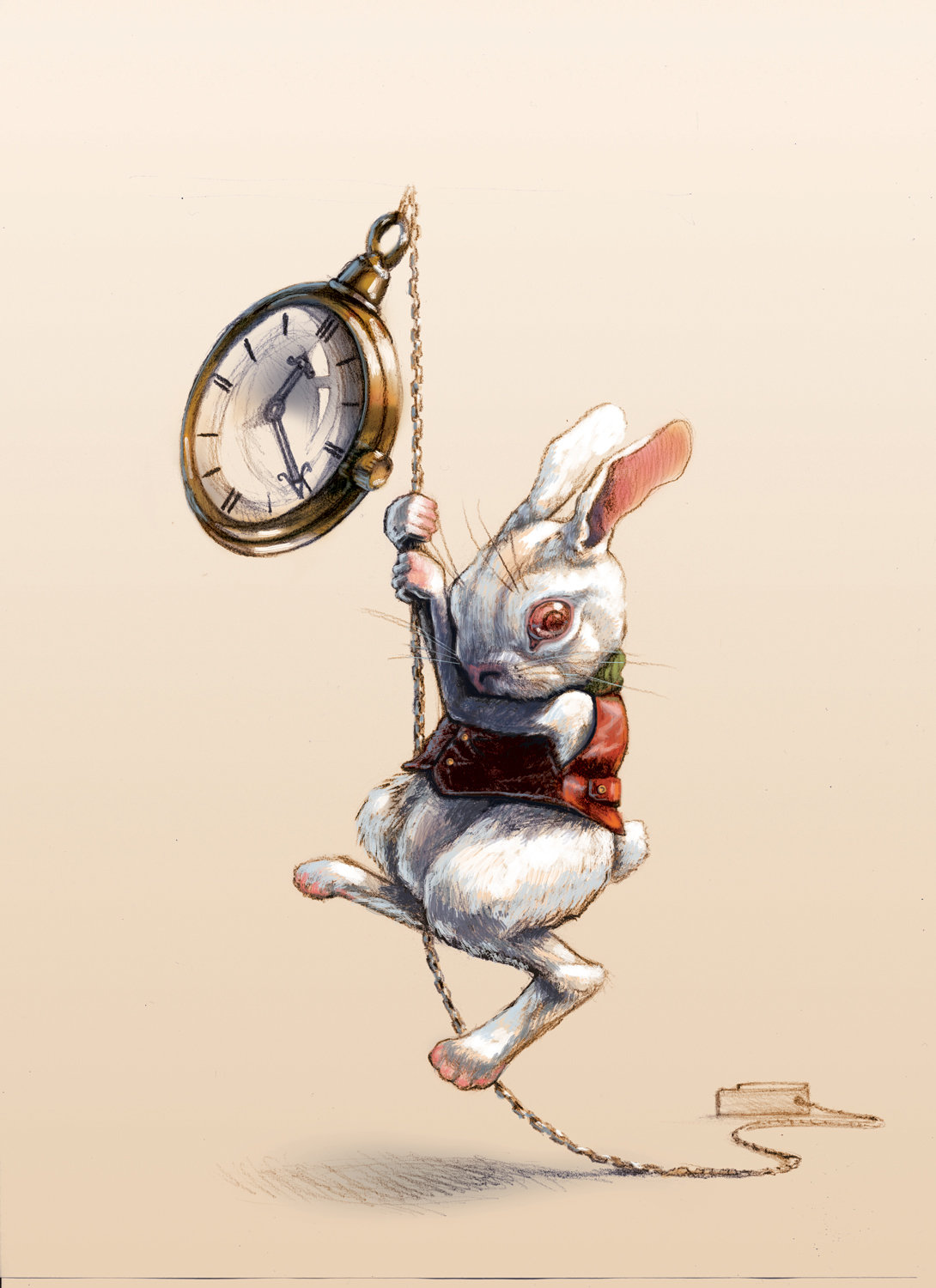 ArtStation - The White Rabbit for cover, Denis Kornev