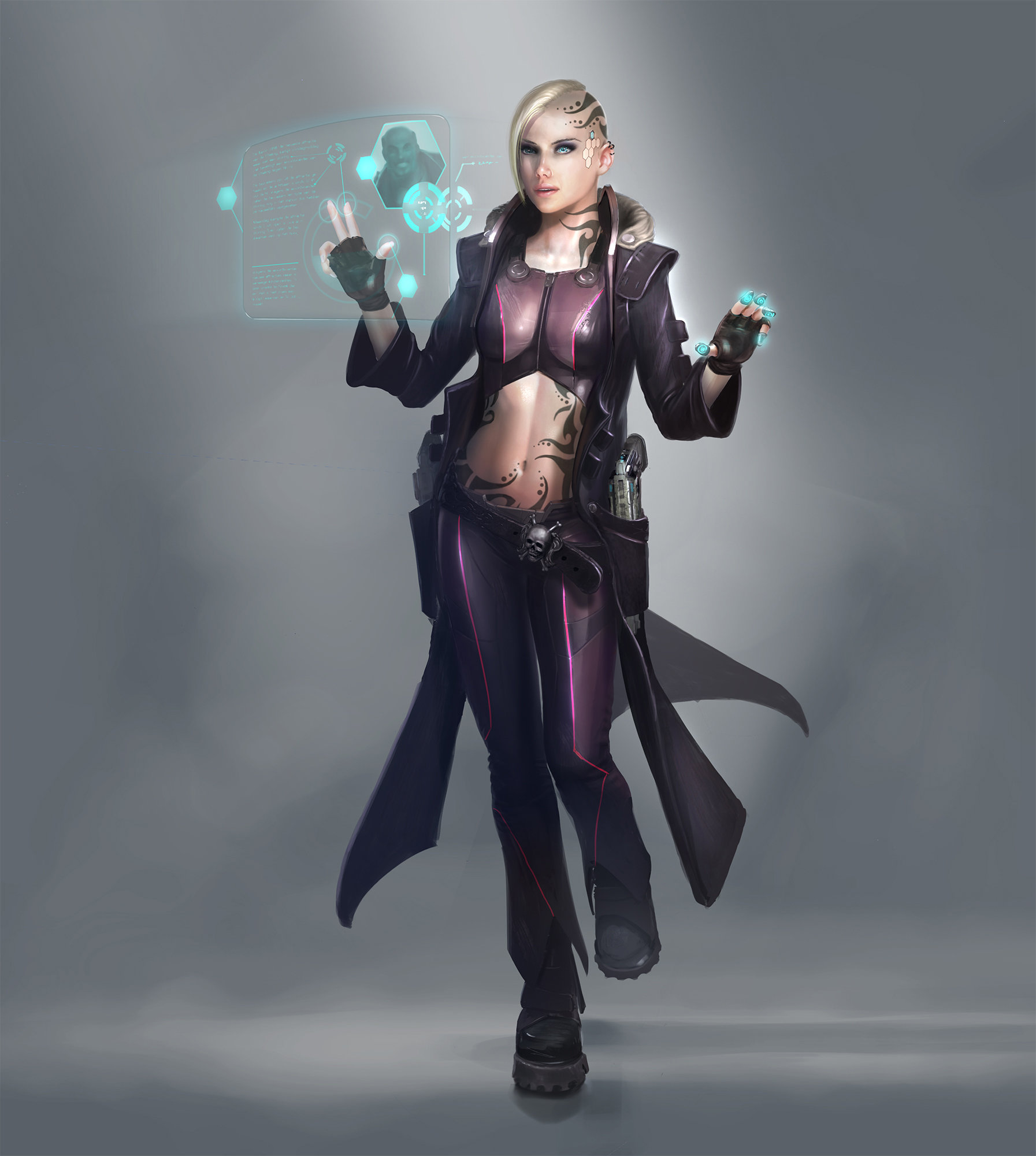 female character concept art