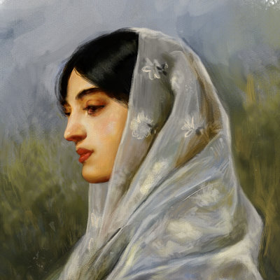 Master Study of "A Young Beauty"
