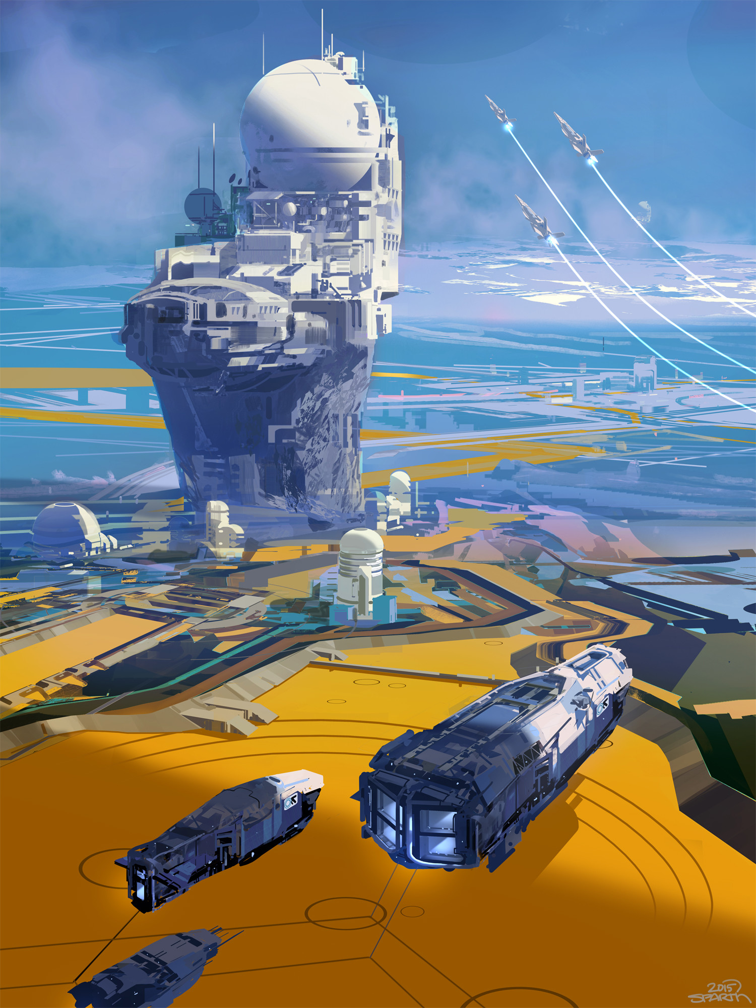 ArtStation - Outpost Arrival sparth