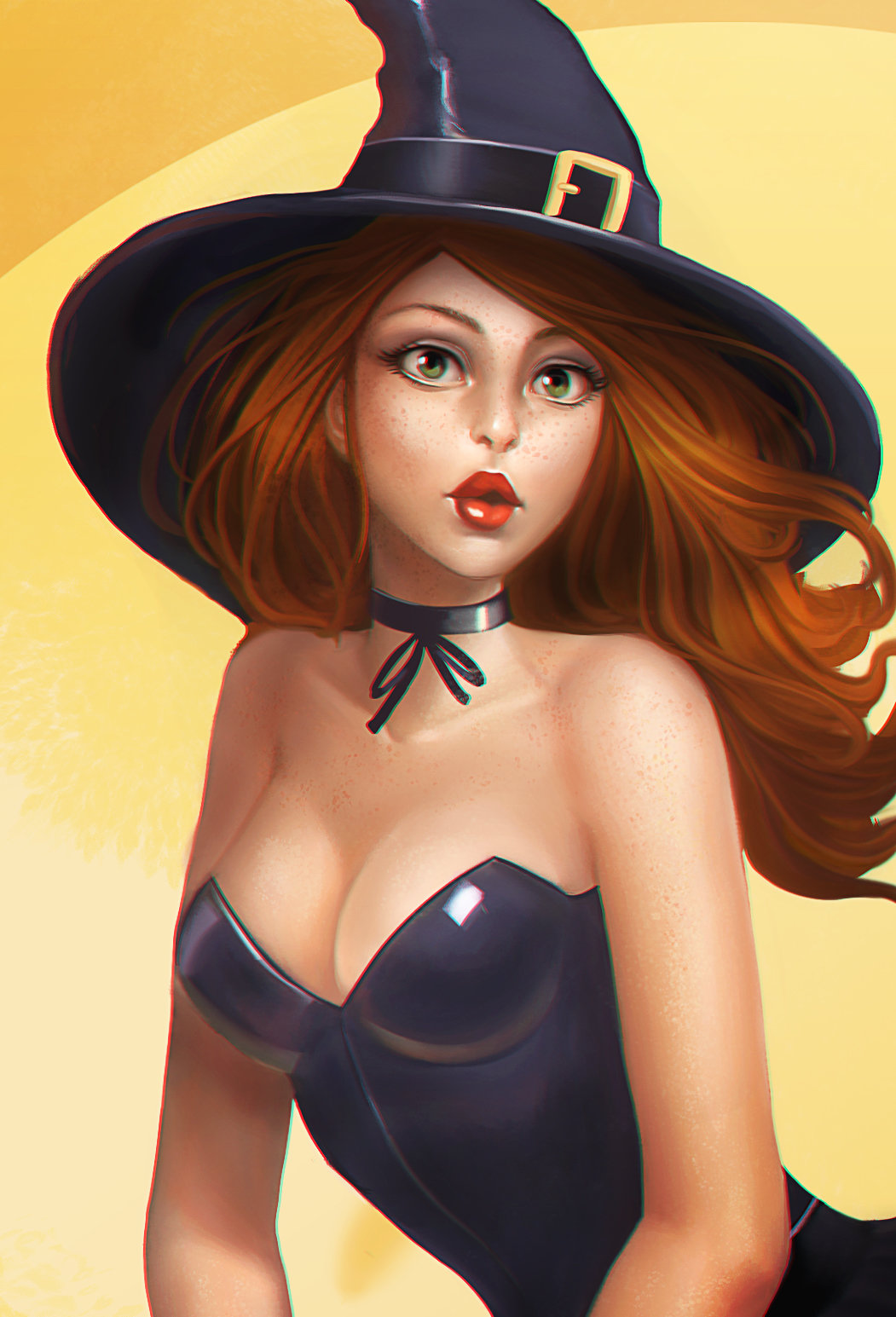 Pinup witch.
