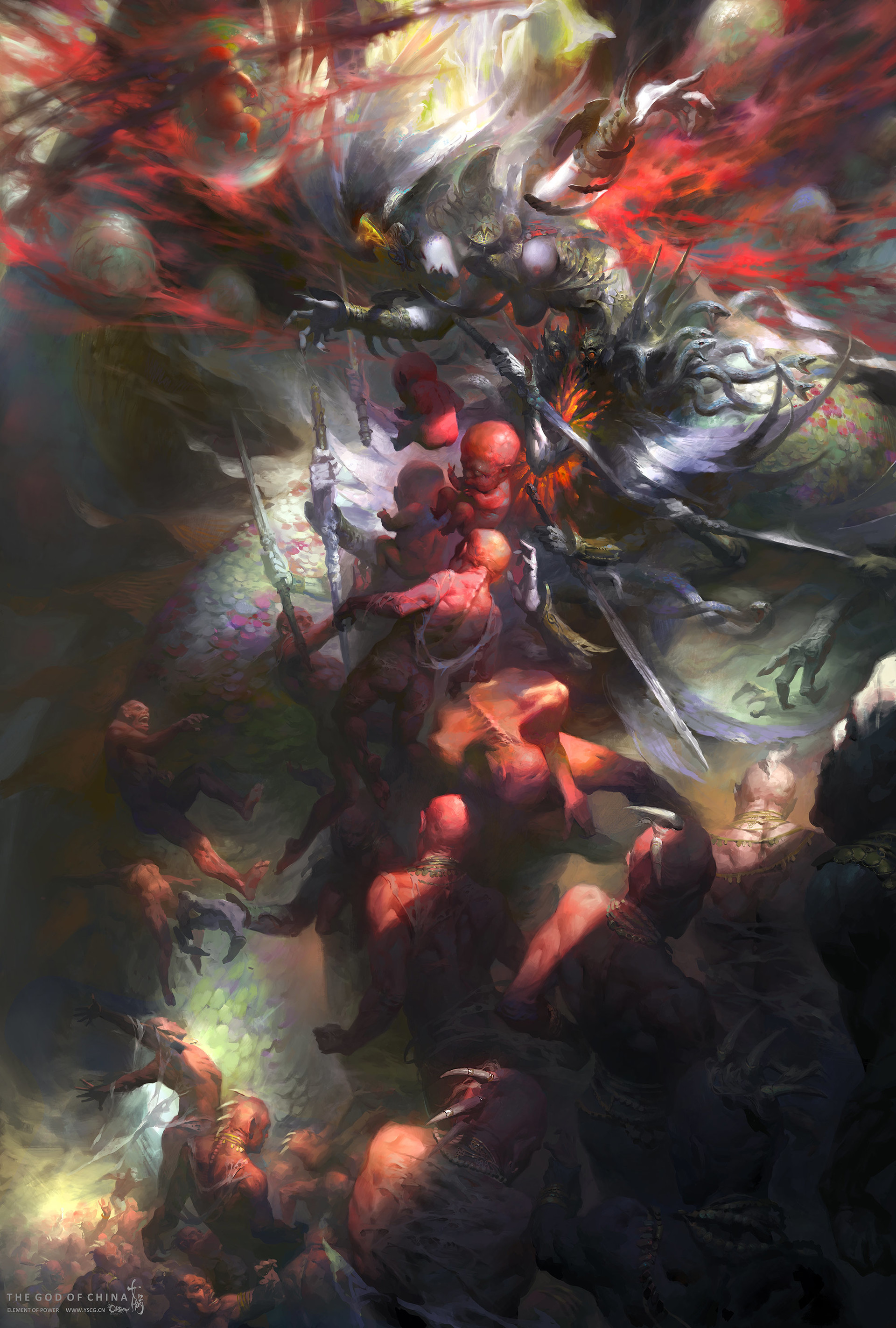 artstation nu wa 女娲 wei feng