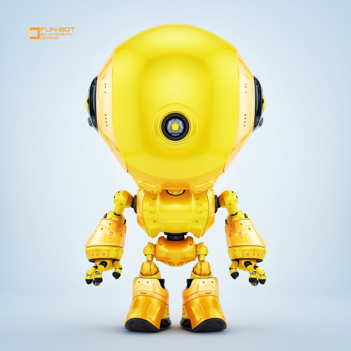 Малыш в желтом робот. Желтый робот. Робот желтый робот. Желтый тоббот. Желтый круглый робот.
