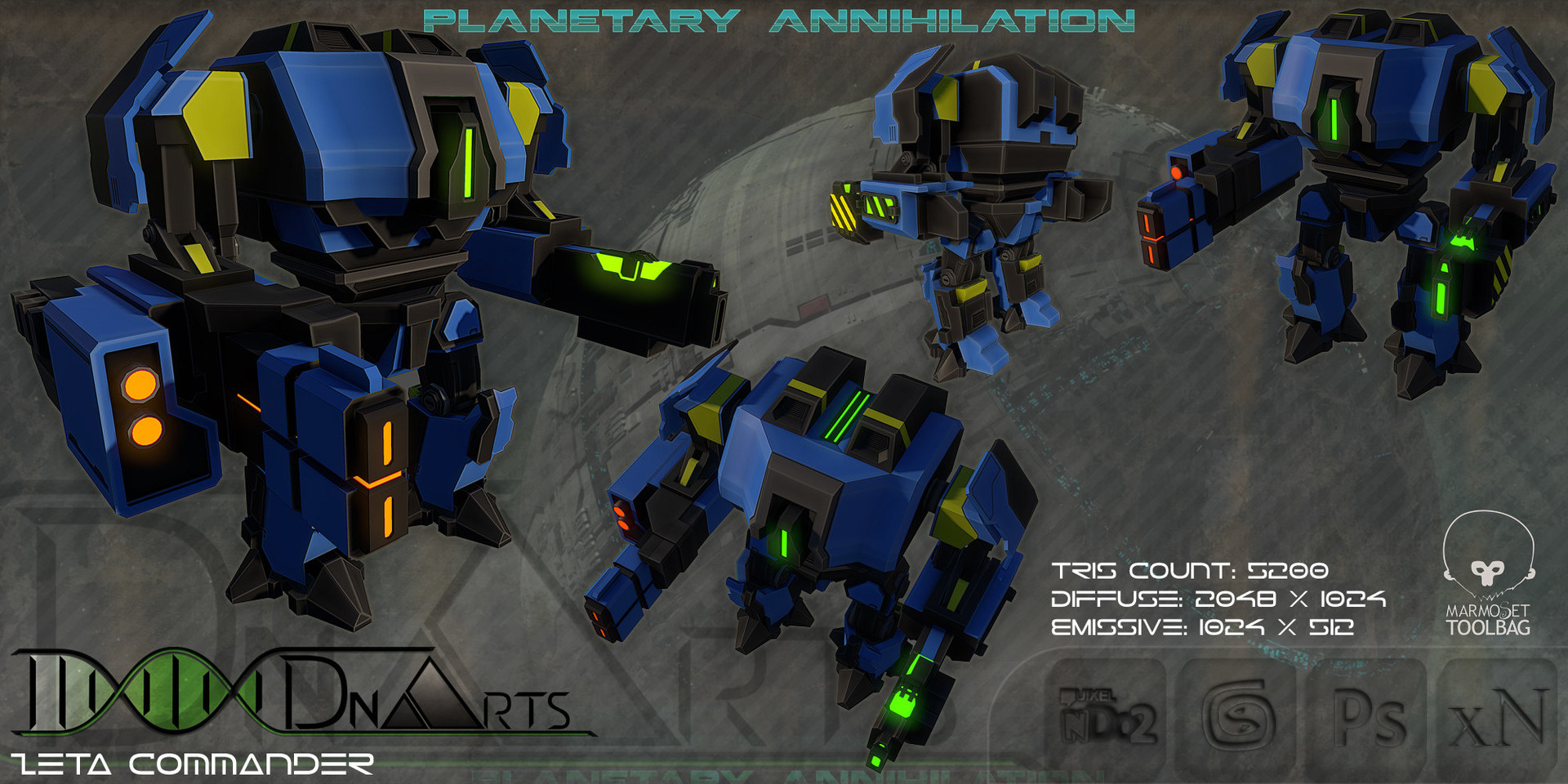 planetary annihilation titans commanders