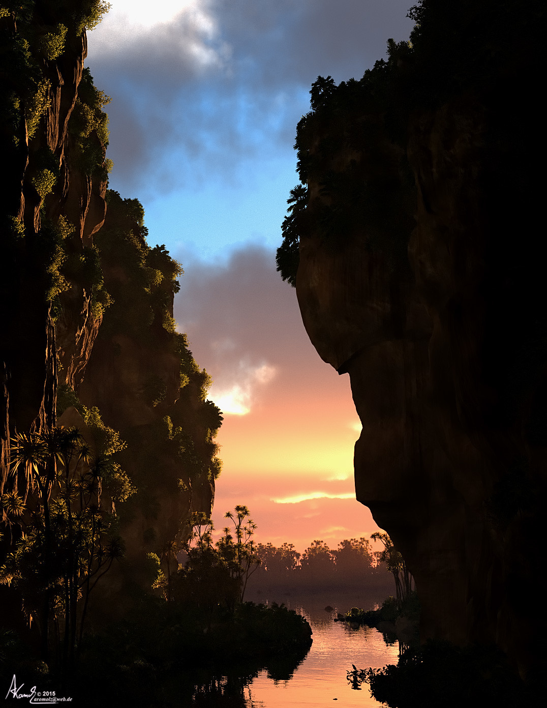 ArtStation - at sunset