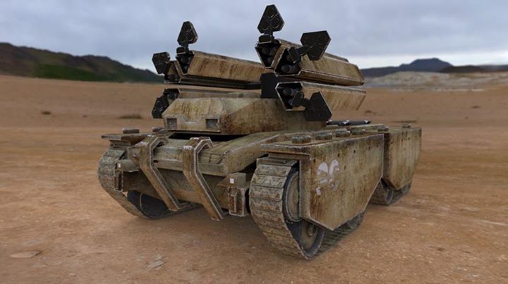 ArtStation - Missile Launcher Desert/Worn