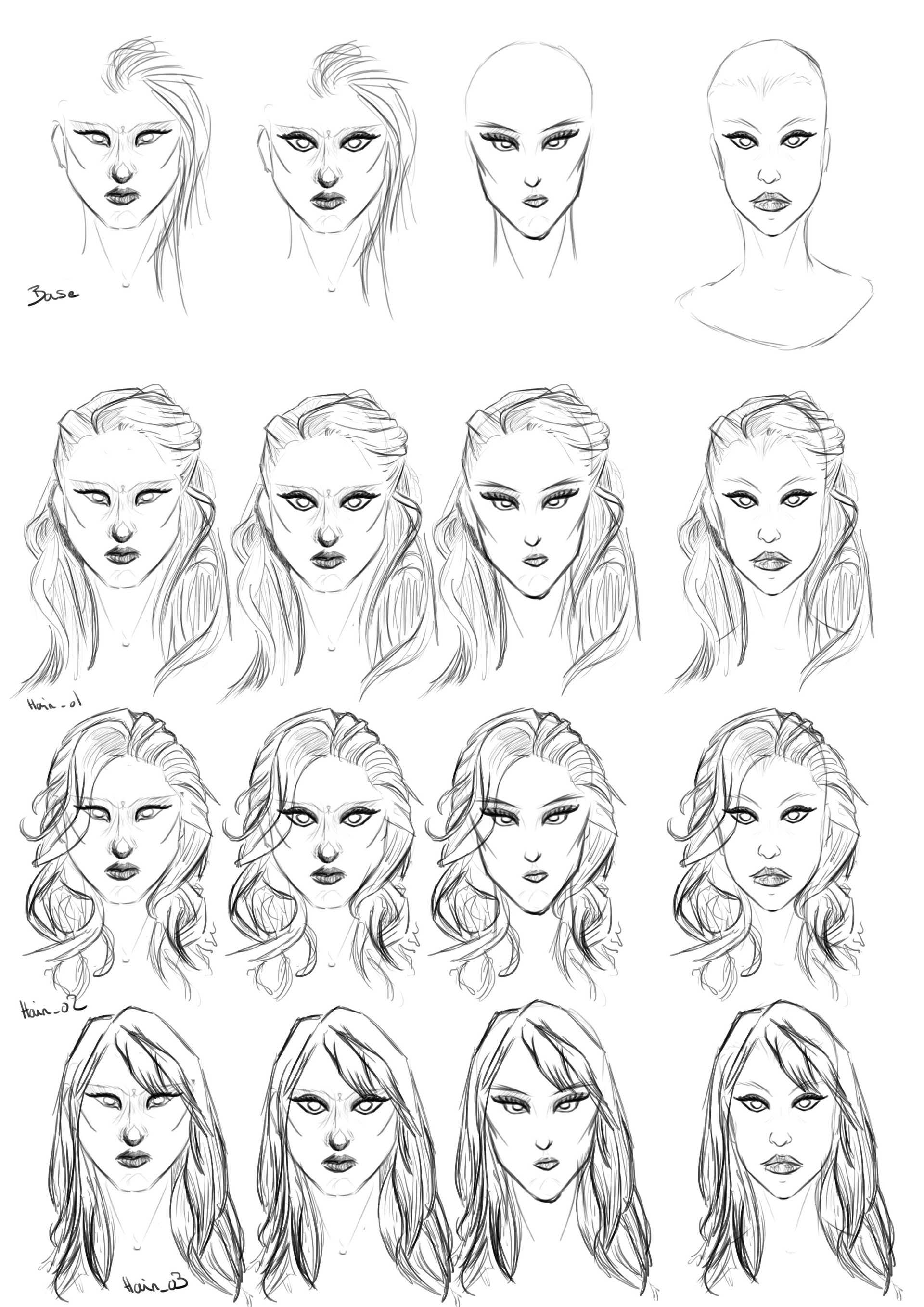 Artstation Women S Head