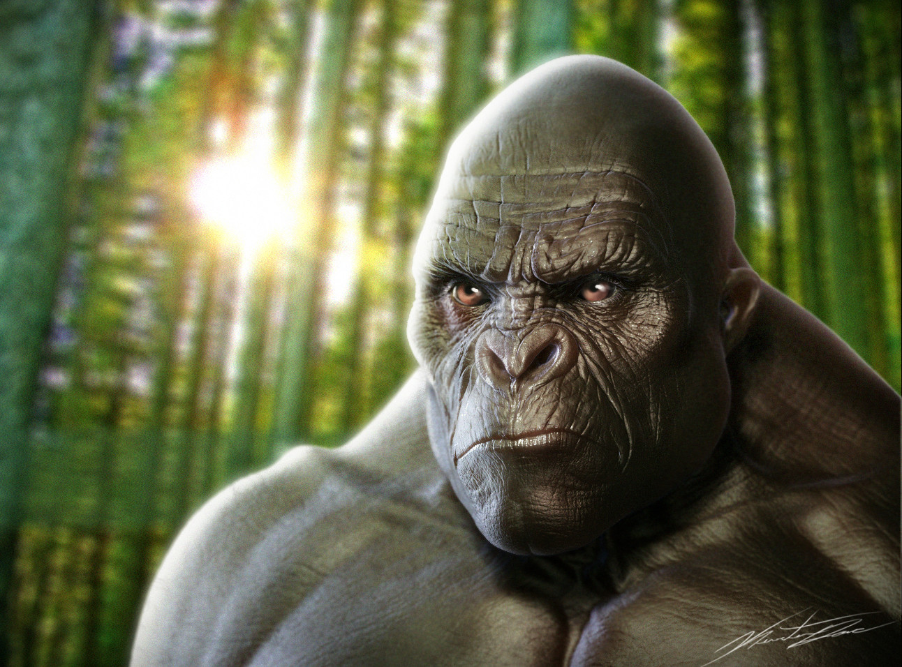 Bigfoot Portrait 