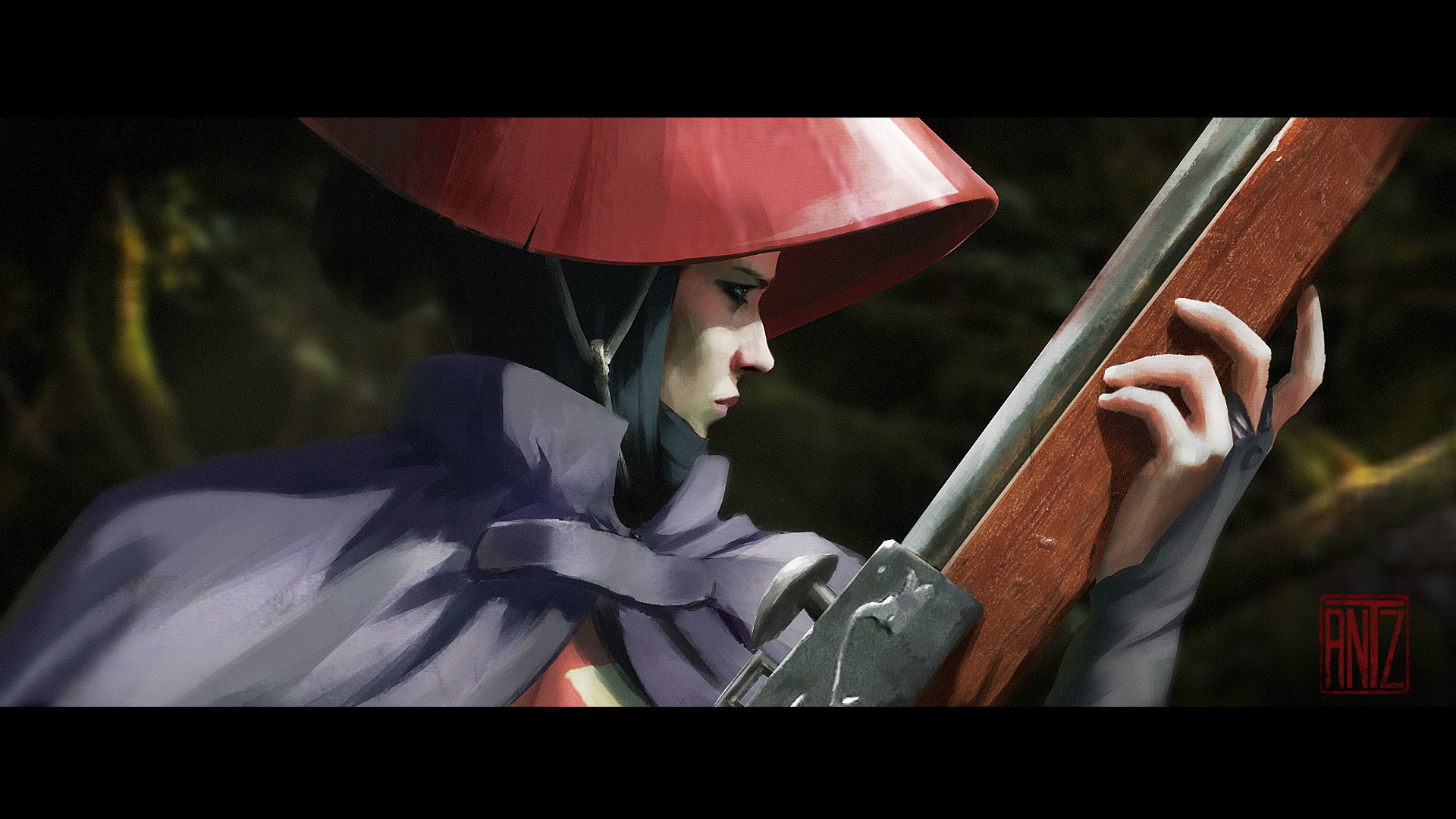 Artstation Princess Mononoke Fanart [shot 5] Ant Z