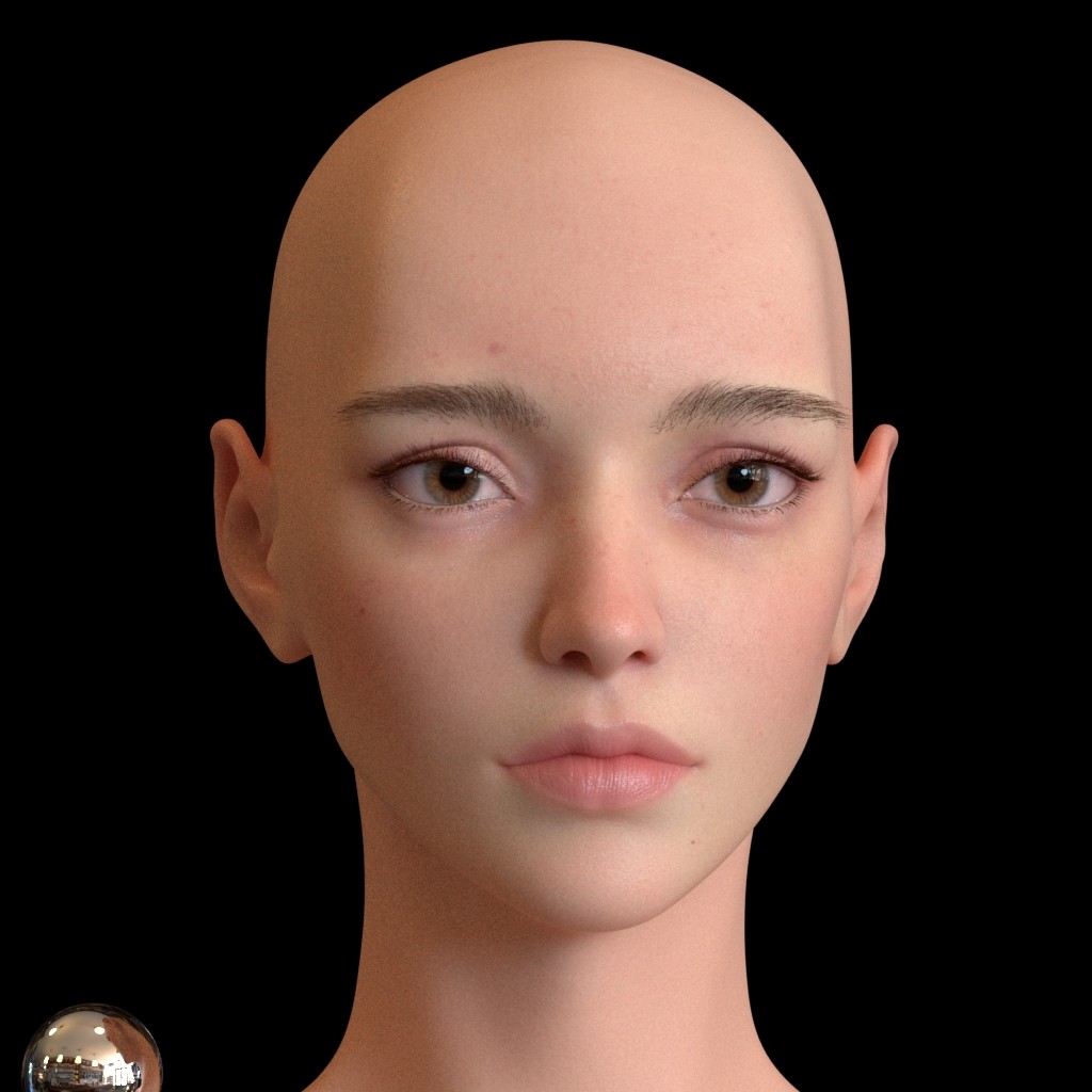 ArtStation - charactor skin test with alsurfece