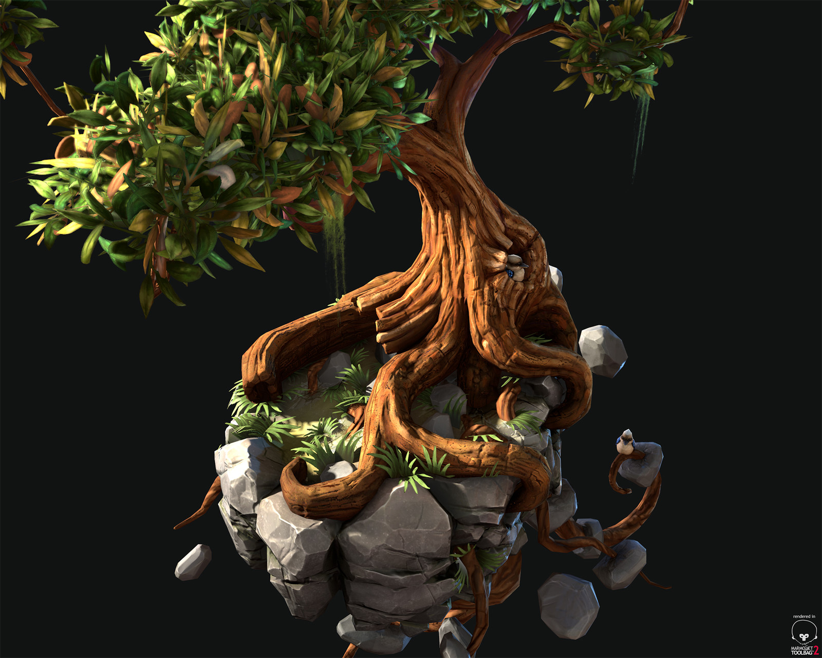 Marmoset Viewer: Mal's MalloTree (Inspired by a concept by Max Gon)