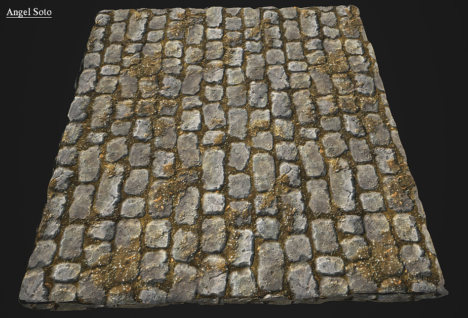 Artstation - Pbr Tileable Stone Dirt Floor Texture