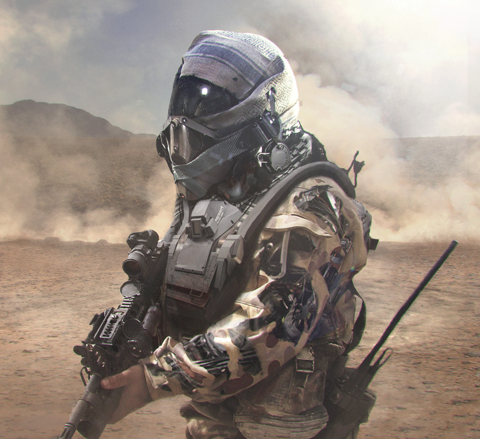 ArtStation - Post Apocalyptic Soldier Concept